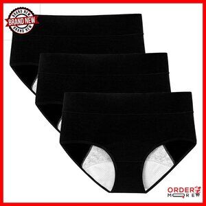 High Absorbency Period Underwear Leakproof Panties Regular Plus Size